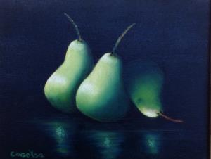 Three Green Pears